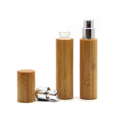 Travel Aromatherapy Aroma Oil 10ml Bamboo Spray Perfume Bottle With Screw Spray Cap