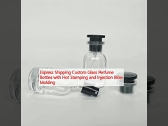 ارسال سریع بطری های عطر شیشه ای سفارشی با چاپ گرم و تزریق