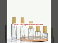 بطری شیشه ای با نمونه