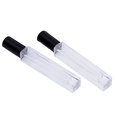 MSDS Frosted Glass Perfume Bottle With Aluminum Cap 4ml 6ml 8ml 10ml