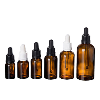 Customized Essential Oil Glass Bottles Pilfer - Proof Screen Printing Surface