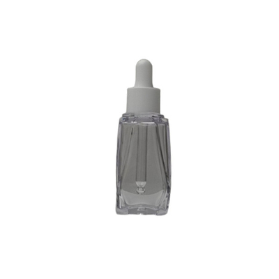 Customized Color] 50ml PETG Rhombic Thick Wall Essence Bottle - Highly Transparent and Drop-proof Recyclable Cosmetic Dispenser Bottle (with Universal 20-tooth Cap)