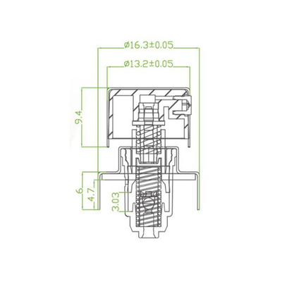 Customizable Electrolytic Aluminum 24/410 Cosmetic Bottles Pump Accurate Atomization Flexible Adaptation