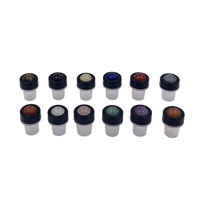 Wholesale 10ml Various Convenient And Practical Roll On Plastic Bottle Pink Natural Gemstone Roller