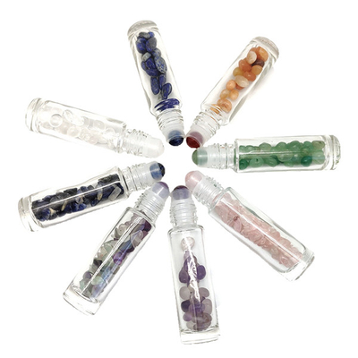 1ml Natural Gemstone Roller Ball Bottle Jade Ball Custom Roll On Tube With Stone Rollers Applicator