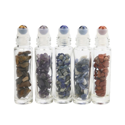 3ml Gemstone Roller Ball Roll On Perfume Roll On Bottle With Aluminum Cap