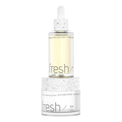 luxury frosted glass serum bottle with pipette‌