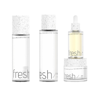 luxury frosted glass serum bottle with pipette‌