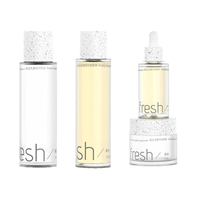 luxury frosted glass serum bottle with pipette‌