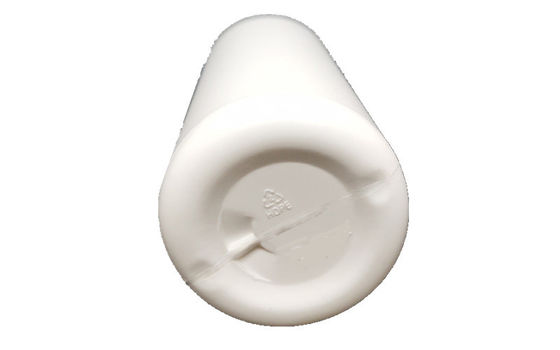 120ML Empty White Bottle Fiber Powder Shaker Bottle with 127mm Flip Top Cap and PE Bottle