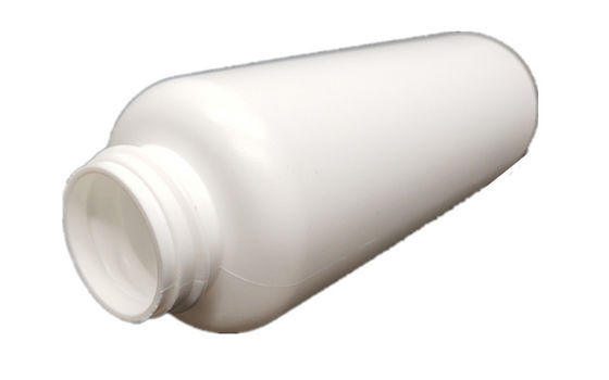 120ML Empty White Bottle Fiber Powder Shaker Bottle with 127mm Flip Top Cap and PE Bottle