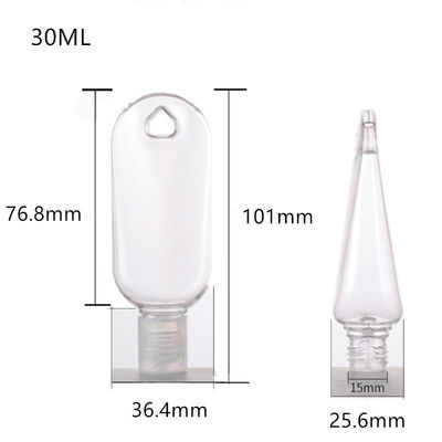 30ml Clear PETG Bottle with Screw Flip Cap for Cosmetic Plastic Bottle