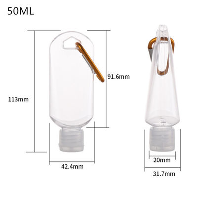 50ML Hand Washing PETG Bottle Hand Sanitizer Bottle With Hook for Multifarious Demands