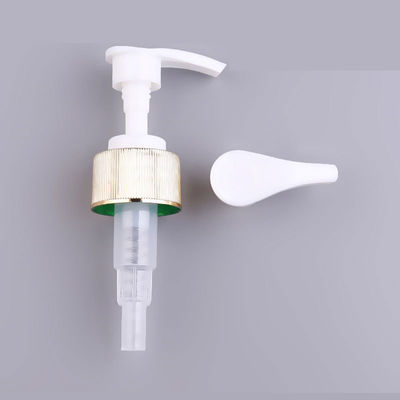 Bathroom Liquid Soap Dispenser Pump 24mm 28mm 33mm 38mm Yellow Gold Lotion Pump