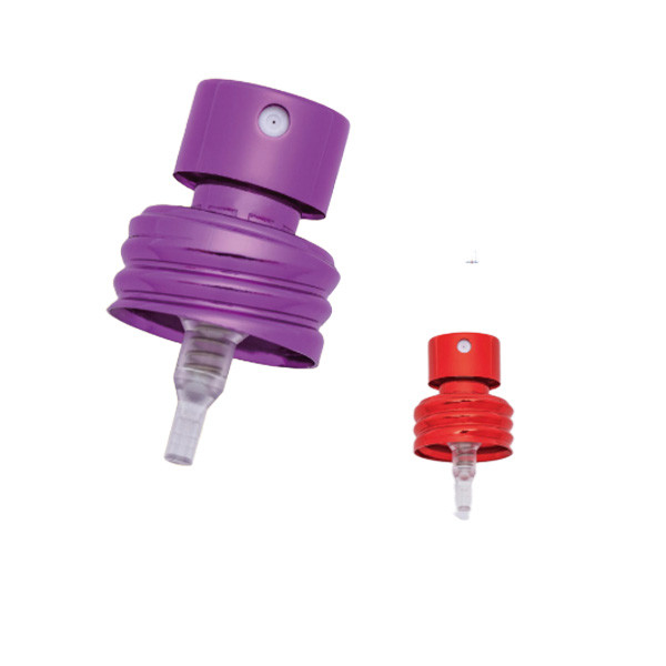 High End Perfume Essential Oil Care Spray Pump Quick Disassembly Structure PP Inner Liner+Electroplated Aluminum Shell