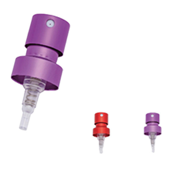 Corrosion Resistant Mist Sprayer Pump PP+Electroplated Aluminum Composite For Cosmetic Bottles
