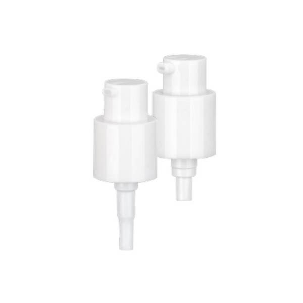 White cream lotion pump airless cosmetic pump system custom nozzle lotion dispenser 0.2cc