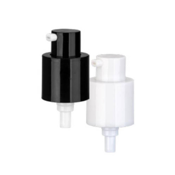 OEM Lotion Pump mainly used for cream glass bottle spring outside Black White Neck size 20/410
