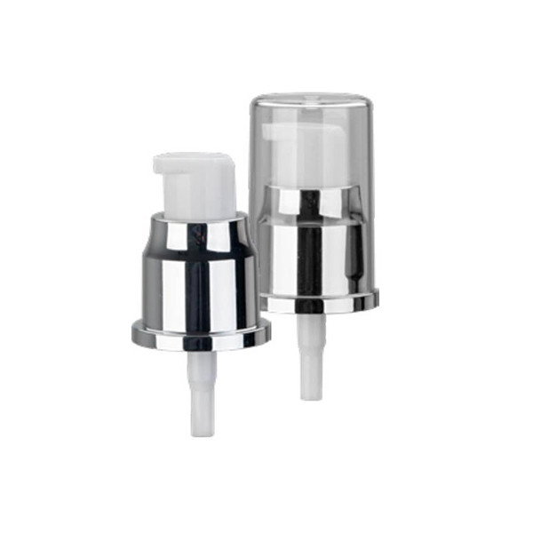 ‌Adjustable aluminum pump head skirt hem 0.15-0.2cc dual specifications‌ 20mm standard thread organic cosmetics