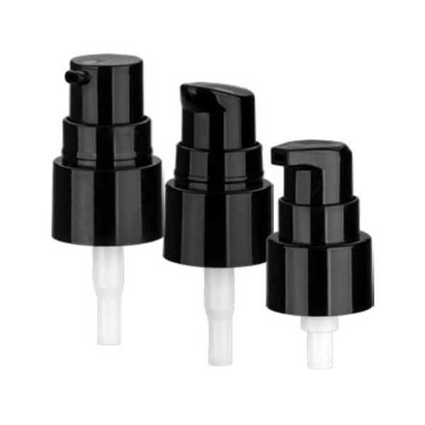 black PP leak-proof lotion pump with multiple lid options 20/410 Neck size Subpackaging and travel packaging‌