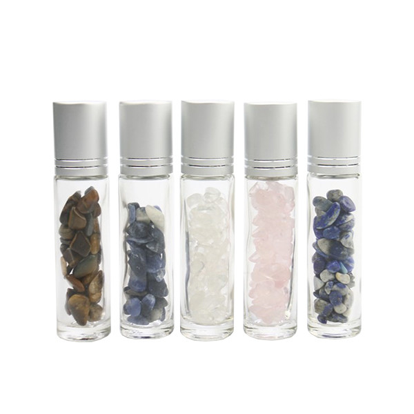 3ml Gemstone Roller Ball Roll On Perfume Roll On Bottle With Aluminum Cap