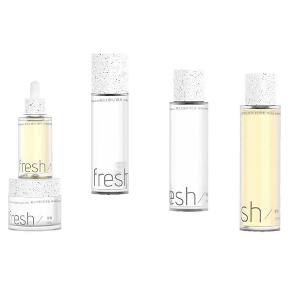 luxury frosted glass serum bottle with pipette‌