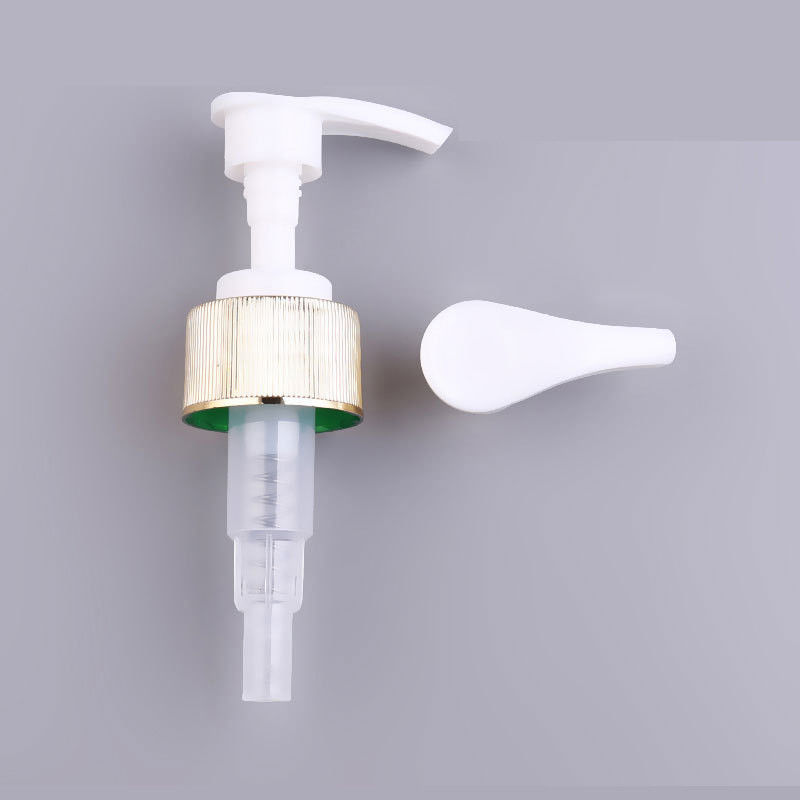 Bathroom Liquid Soap Dispenser Pump 24mm 28mm 33mm 38mm Yellow Gold Lotion Pump