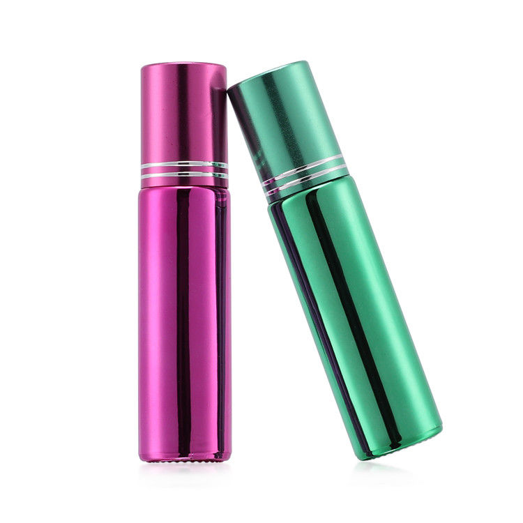 3ml Empty Black Silver Gold Red Roller Bottles with Stainless Roll On Ball